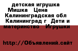 детская игрушка - Мишка › Цена ­ 1 000 - Калининградская обл., Калининград г. Дети и материнство » Игрушки   